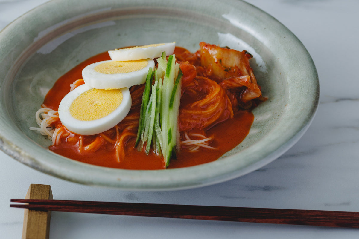 韓国風甘辛酢味噌のビビン素麺