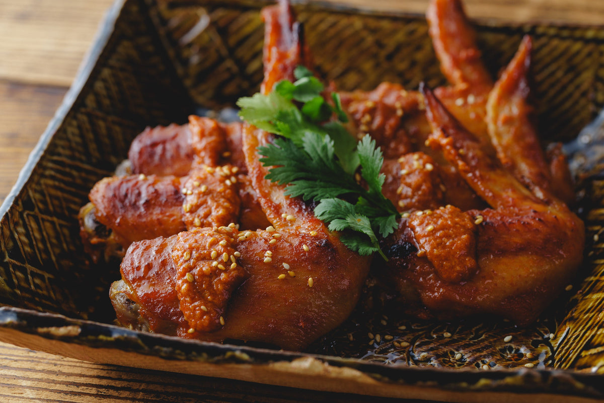 鶏手羽先のコチュジャンロースト