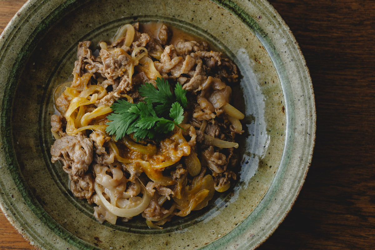 牛肉のみかん風味照り焼き