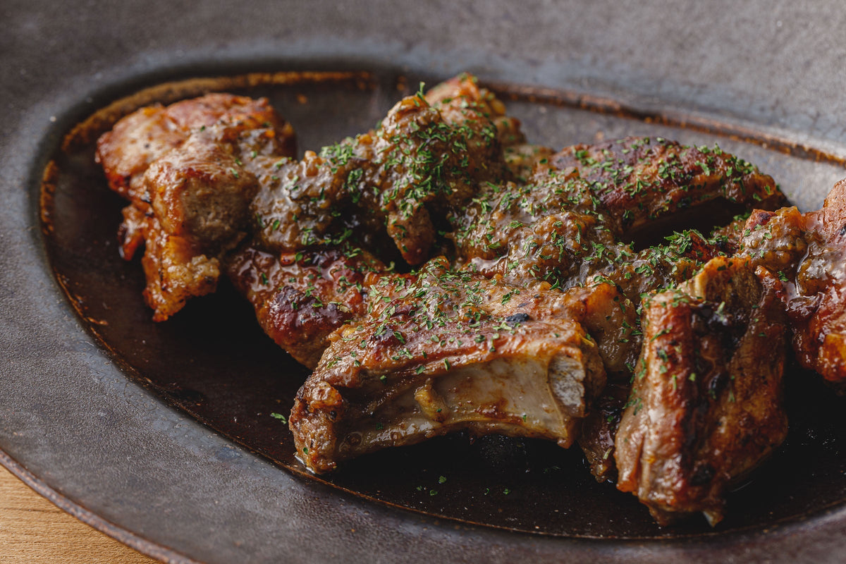 スペアリブの南蛮味噌ソースがけ